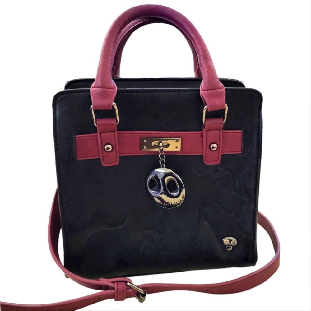 Disney Nightmare Before Christmas Purse Jack Skellington Black Handbag